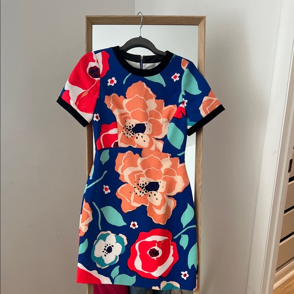 kate spade Dresses & Skirts - Kate Spade Blue Floral Short-Sleeve Dress